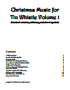 Christmas 
Music for Tin Whistle ebook